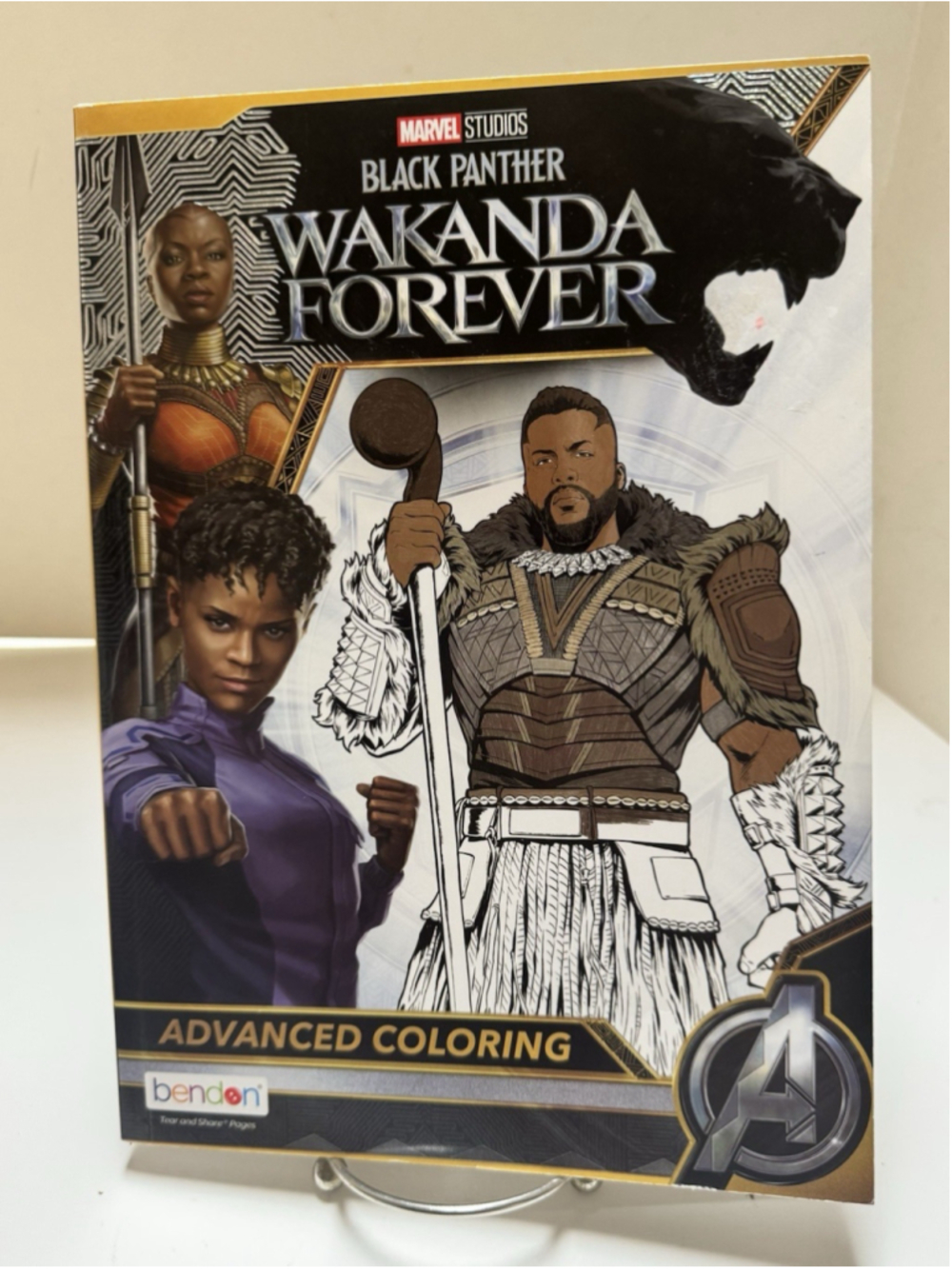 NEW Black Panther Wakanda Forever Advanced Coloring Book Bendon Marvel 2022